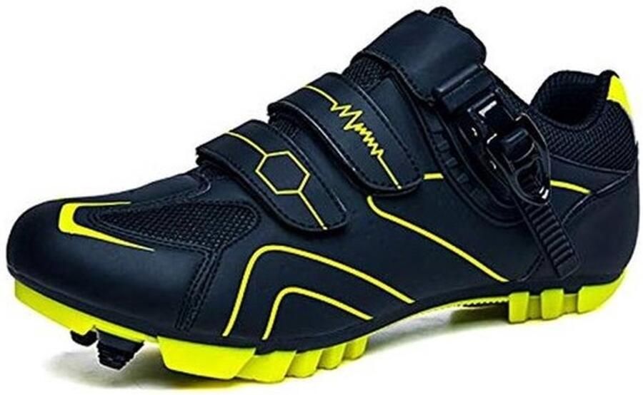 Ademende MTB-fietsschoenen voor heren SPD compatibel voor mountainbiken en racefietsen