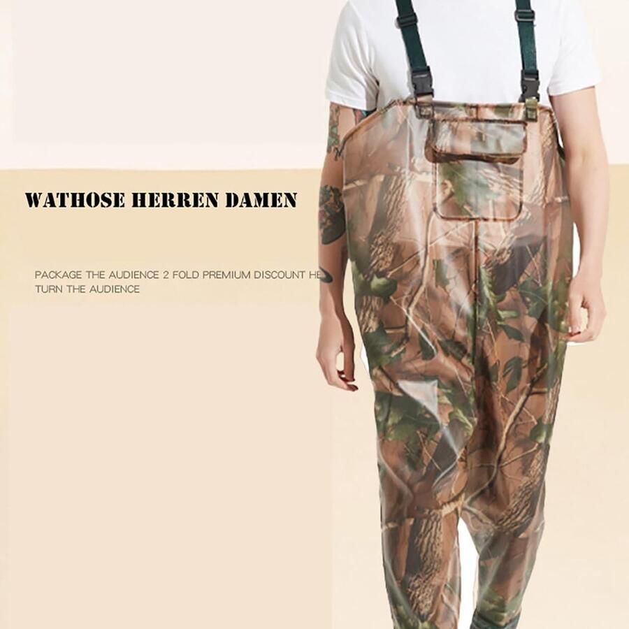 Ade de Neopreen Waders voor Vissen en Watersport met Antislip Rubberlaarzen en Comfortabele Pasvorm voor Buitenactiviteiten