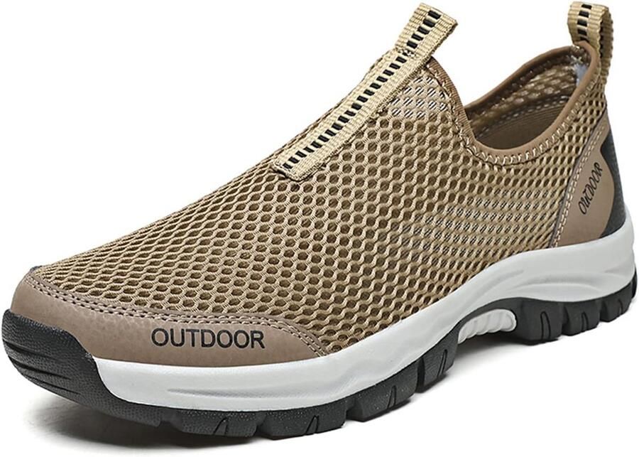 Ademende Outdoor Sportschoenen Heren Geschikt als Sneakers Loopschoenen en Bad- Strandschoenen