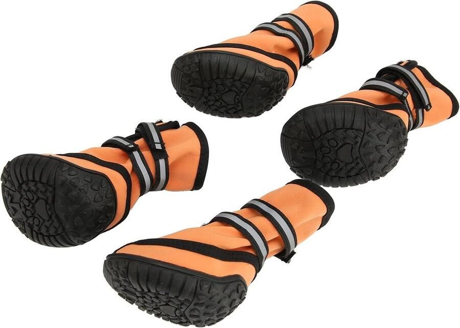 Ade de Reflecterende Hondenlaarzen voor Grote Honden Bescherming voor Wandelen en Trail Running