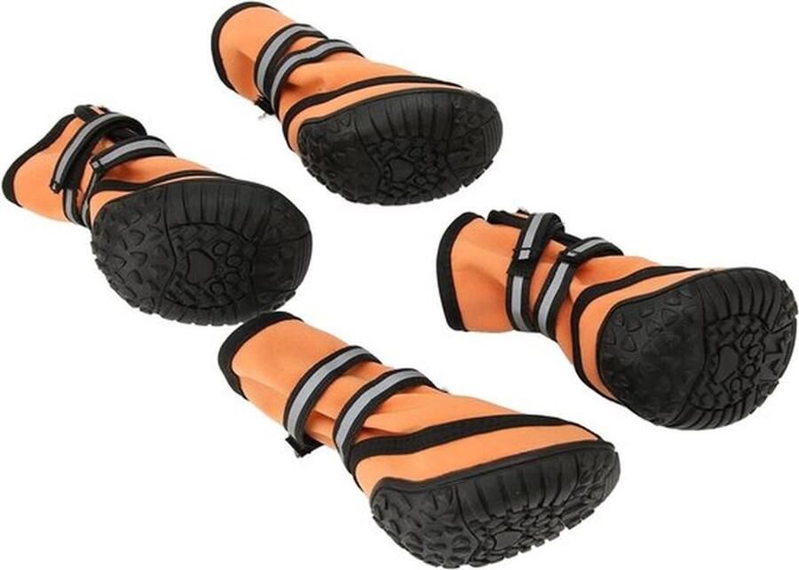 Ade de Reflecterende Hondenlaarzen voor Grote Honden Bescherming voor wandelen en trailrunning