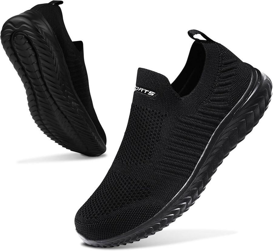 Ademende Slip-On Sneakers voor Dames Lichte Gym- en Hardloopschoenen