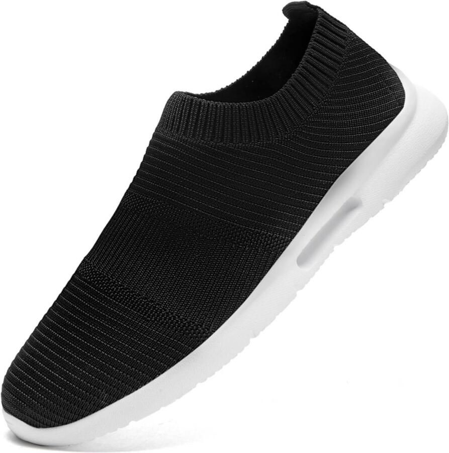 Heren Slip-On Sneakers zonder Veters Lichtgewicht Ademende Sportschoenen