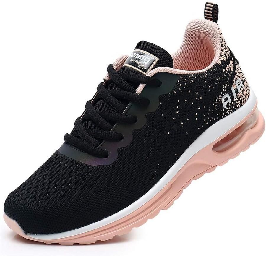 Dames Sneakers Ademend Lichtgewicht Sportschoenen voor Wandelen Fitness en Gym