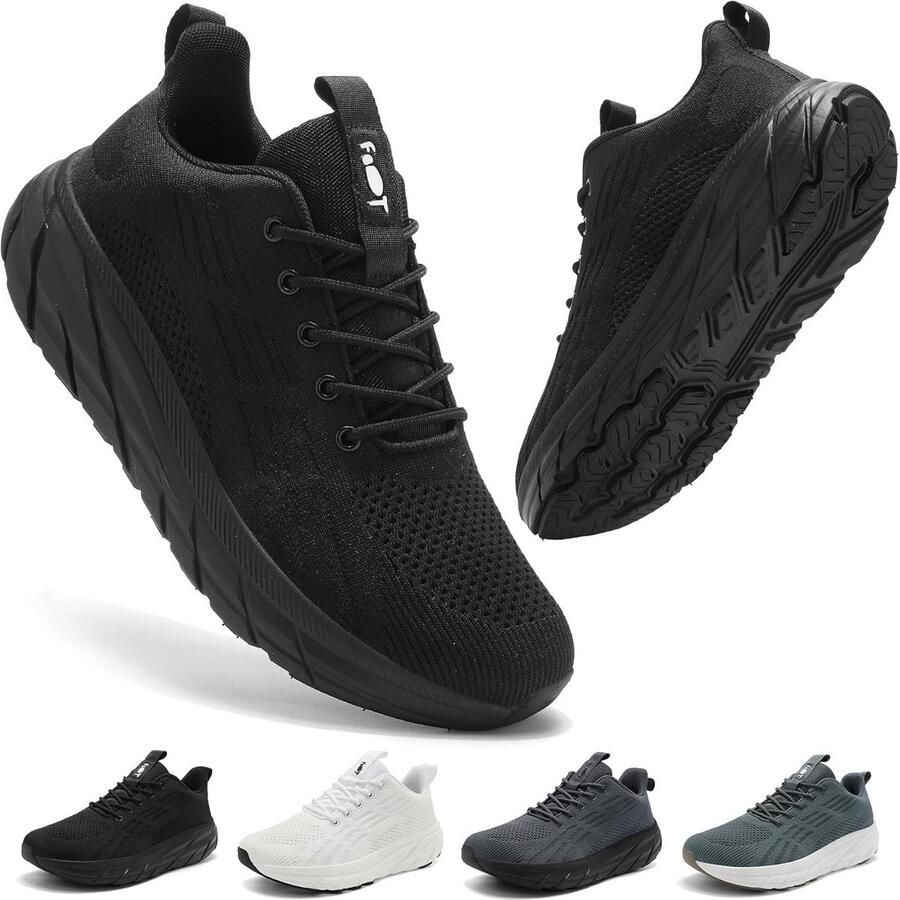 Ade de Ultralichte Hardloopschoenen Comfortabele Sportsneakers met Dempende Brede Neus voor en