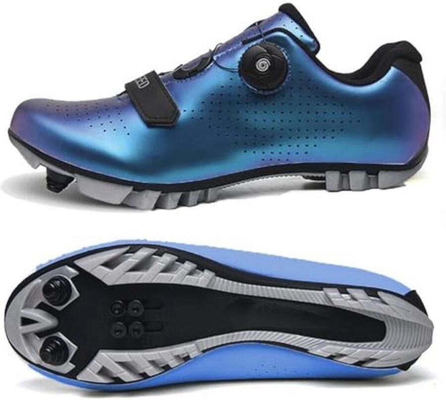 Ade de Unisex MTB Fietsschoenen Lichtgewicht en Antislip Vergrendelbare Rijschoenen 36-47