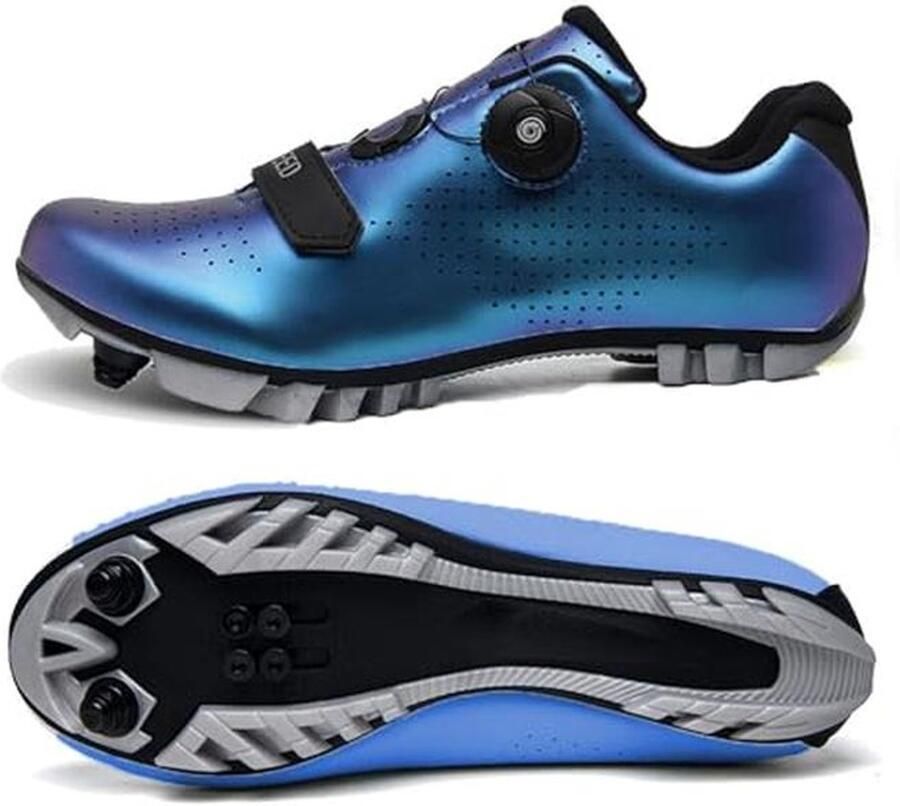 Ade de Unisex MTB Fietsschoenen Lichtgewicht en Antislip Vergrendelbare Rijschoenen 36-47