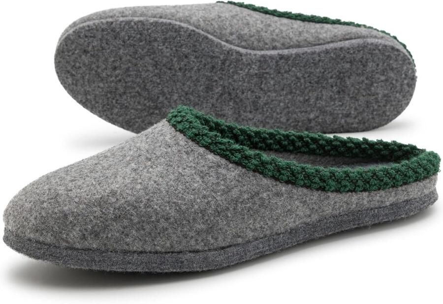Ade de Vilten Pantoffels met Dikke Zool Comfortabele Huispantoffels voor en