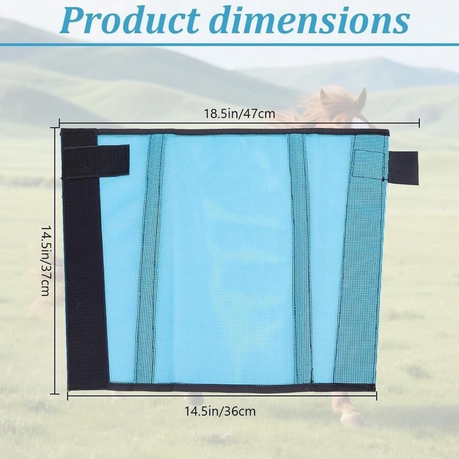Ade de vliegenlaarzen voor paarden 8 stuks PV mesh vermindert vermoeidheid en beschermt benen aanpasbaar en comfortabel