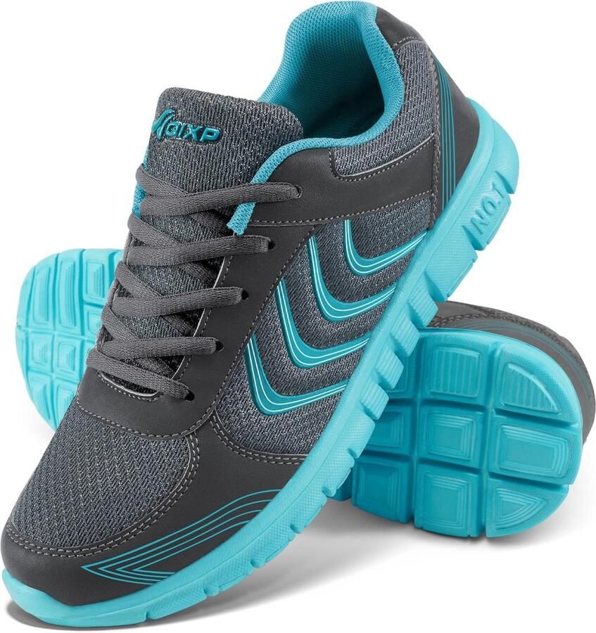 Ademende Witte Sportschoenen Dames voor Tennis Wandelen en Hardlopen Lichtgewicht en Comfortabel