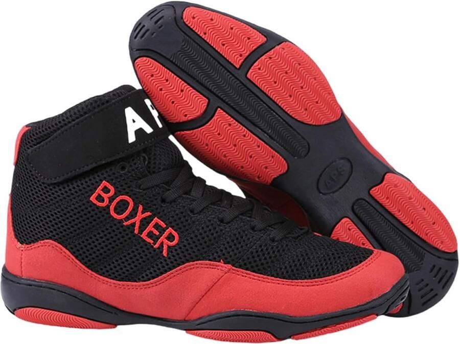 Ade de Worstelschoenen en Gewichthefschoenen voor Kinderen en Lichtgewicht Boksen en Krachttraining