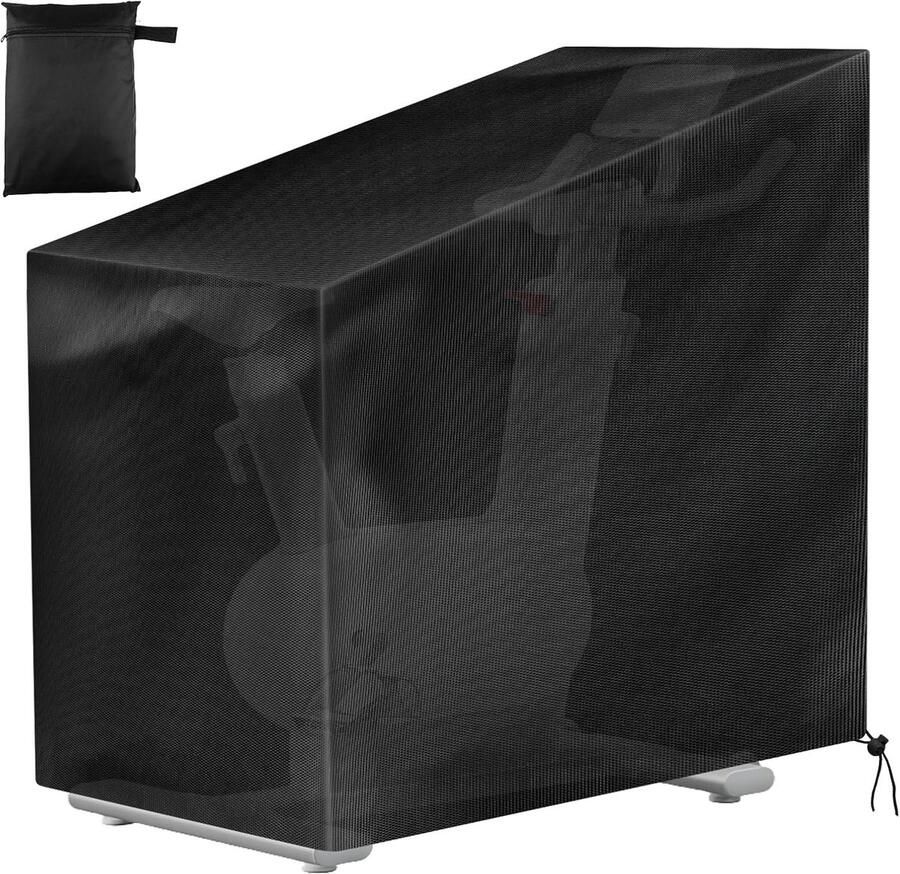 Afdekking voor hometrainer 123 x 58 x 113 fietshoes waterdicht spinning fietsafdekking regen zon stof afdekking hometrainer voor binnen en buiten