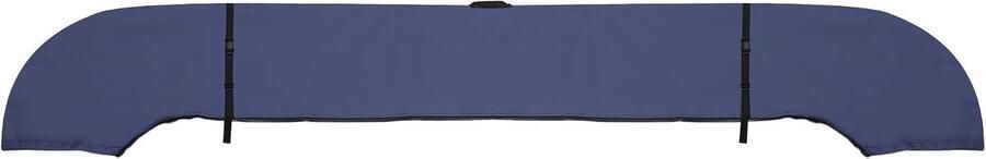 Vierkant frame Bimini Top Opberghoes met Achterlichtopening Boot Bimini Opbergtas met 2 Vaste Riemen 225 90 W voor 3 Bow 4 Bow Marineblauw 1 Set