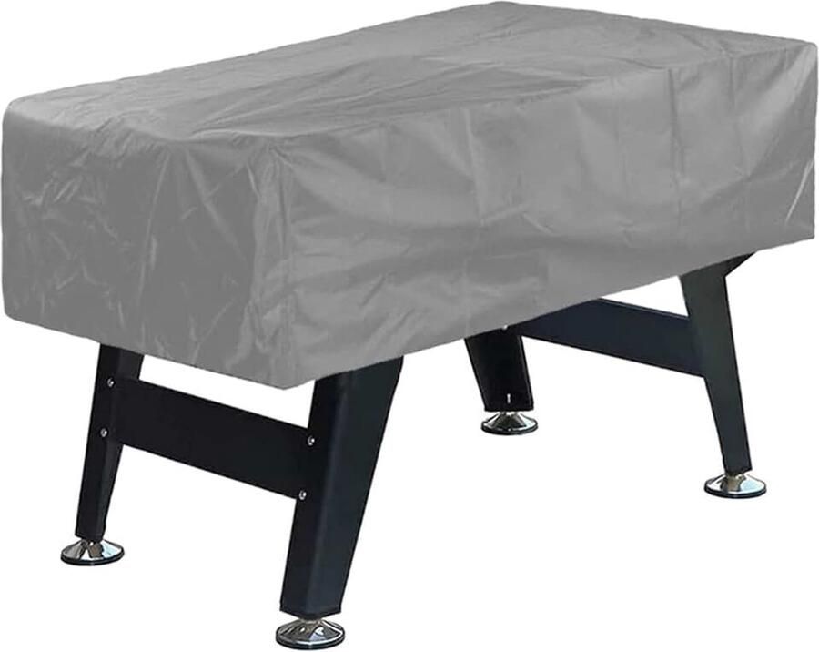 Afdekking voor tafelvoetbal Oxford-weefsel 420D 160 x 115 x grijs verdikt uv-bescherming waterdicht winddicht stofdicht
