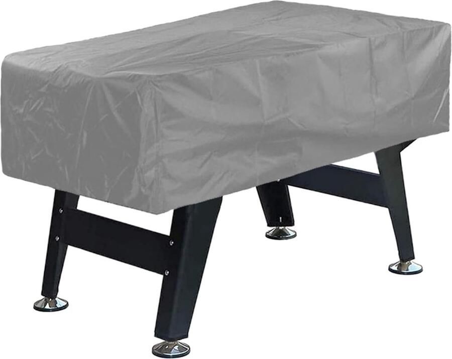 Afdekking voor tafelvoetbal Oxford-weefsel 420D 160 x 115 x grijs verdikt uv-bescherming waterdicht winddicht stofdicht
