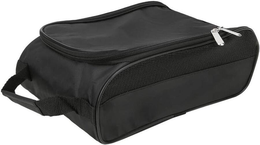 All4You Golfschoenentas Nylon Ade d Draagbaar Opbergtas Organizer Golf Basketbal Voetbal Zwart Geschikt voor Sportschoenen