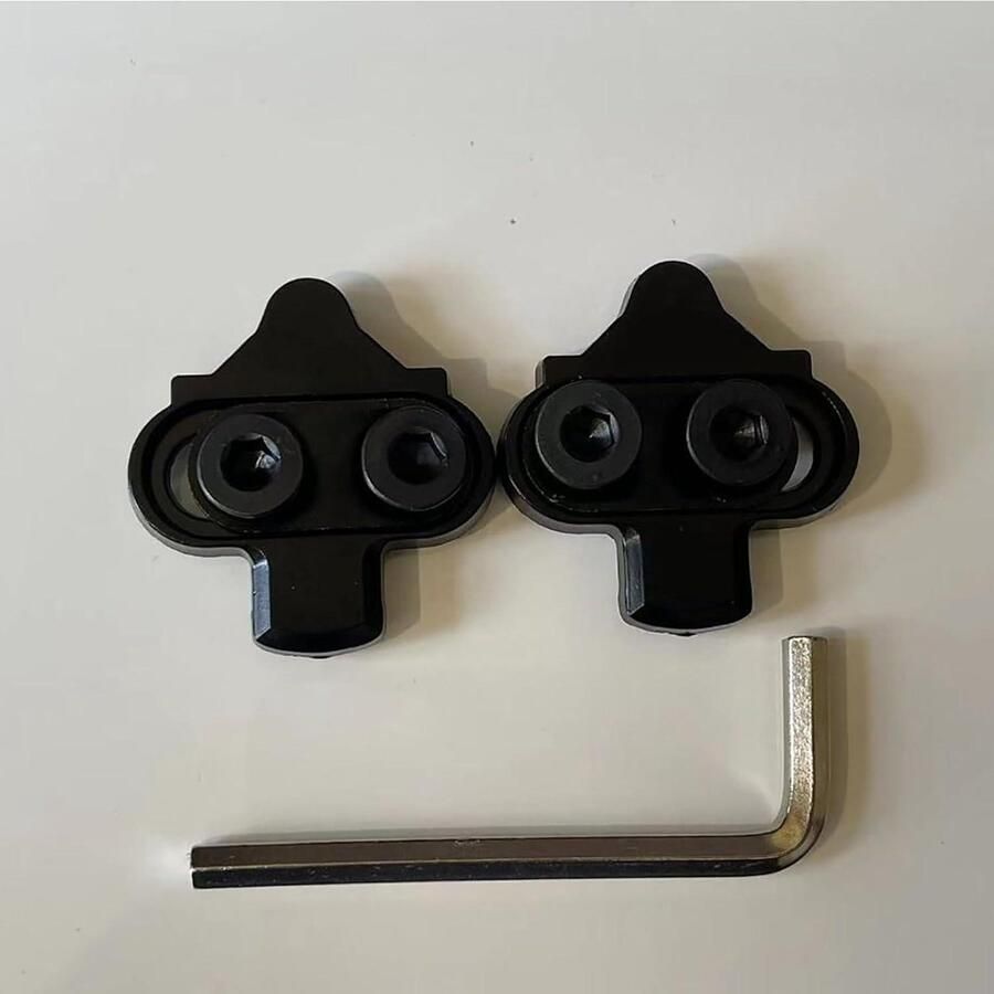 Allecta 2 sets fietspedaalvergrendelingsmessen voor SPD-wiggen wandelen en fietsschoenen