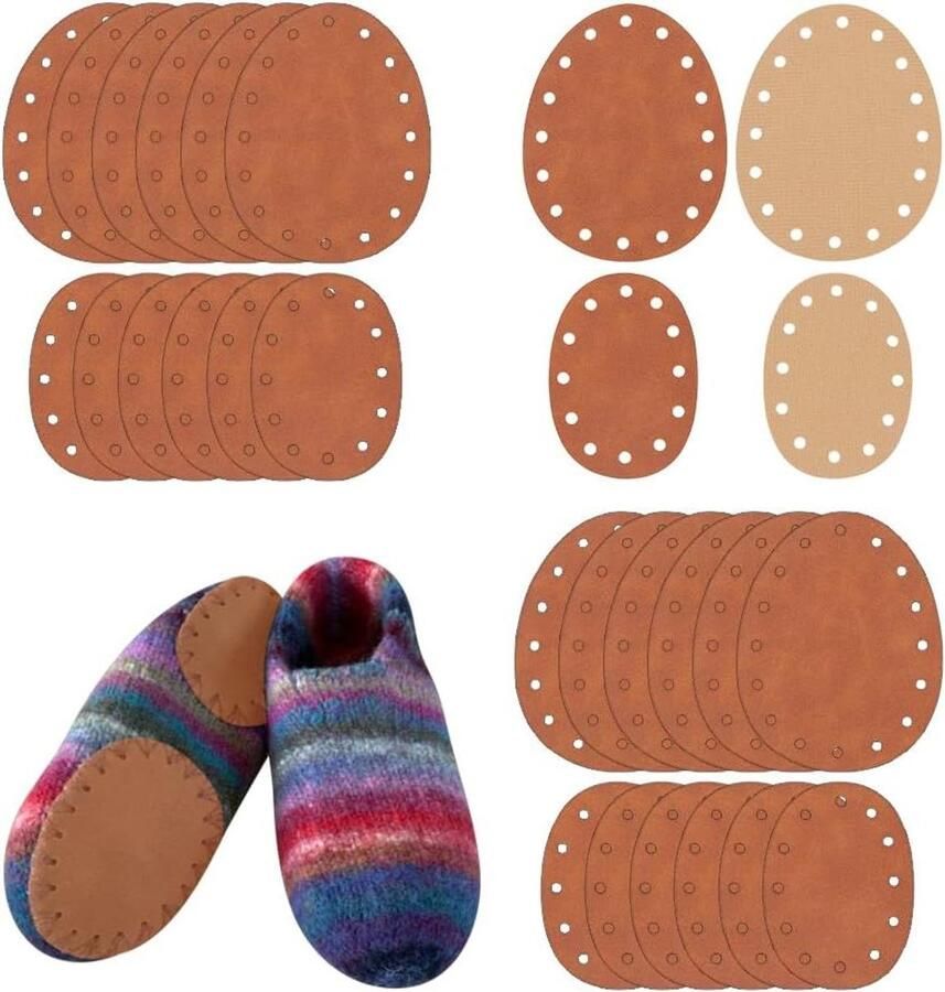 Allecta Antislip Pads voor schoenen Faux Suede Zool Protector Lichtbruin Dansschoenen Hoge Hakken Stuks