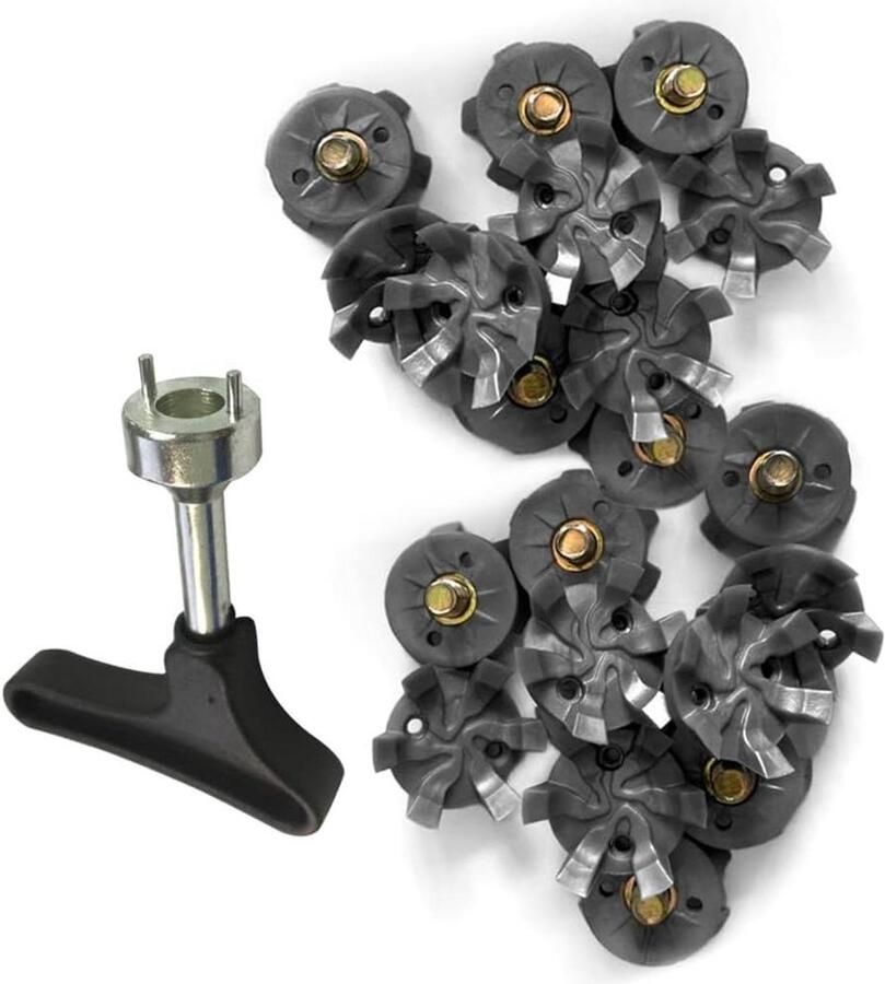 Allecta Golf-schoenen spikes set van 20 stuks met anti-slip vervanging voor golfschoenen