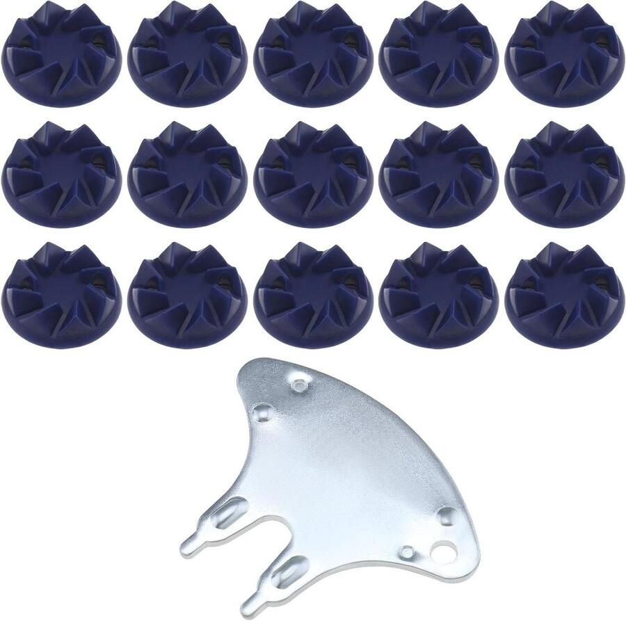 Allecta Inschroefbare Cricketspikes Set Blauwe Cricketschoenen Vervanging voor Sneakers Stuks