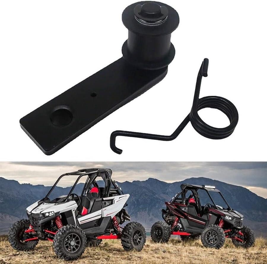 Allecta Kettingspanner A3-staal Ijzer Kunststof Polaris ATV Side by Side RZR 170 Sportsman 90 110 Outlaw 90 110 Predator 90 Geschikt voor Kettingspanner Zwart A-kwaliteit