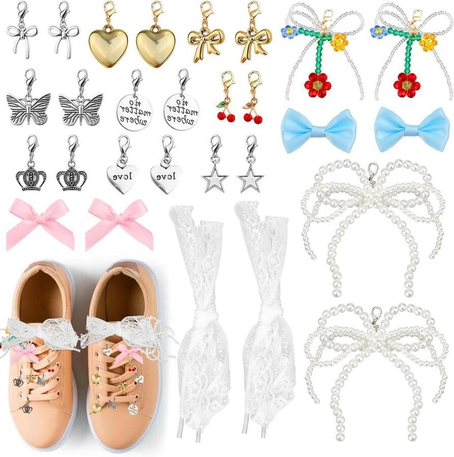 Allecta Schoenbedels in Schattige Stijlen voor Sneakers Vrouwen Stuks