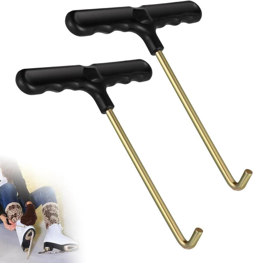 Allecta Schoenveterspanner voor Laarzen Schaatsen en Sportschoenen Set van 2 Stuks