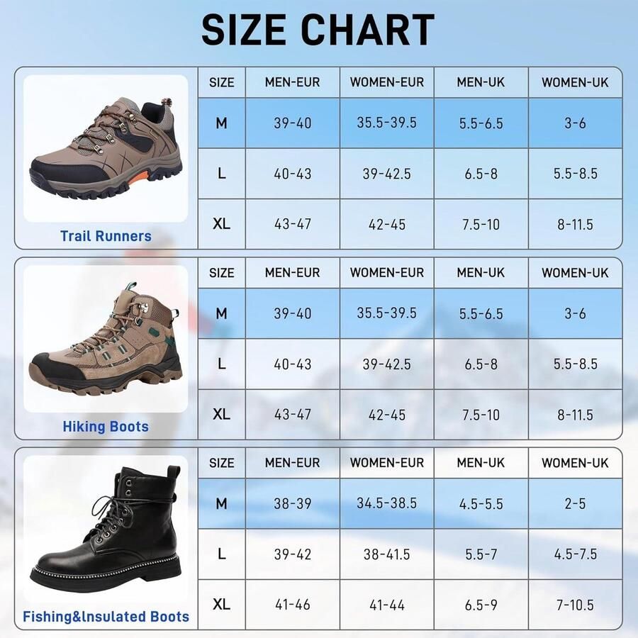Allecta- Stijgijzers voor Wandelschoenen Antislip Spikes Ijsklauwen Metalen Spikes Anti-slip Waterdicht Geschikt voor Winterwandelen en Trektochten Zwart Sneeuw IJsklauwen holders