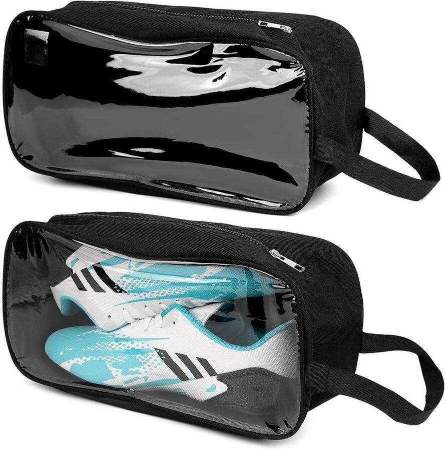 TTGoods Draagbare voetbalschoenentas voor voetbalschoenen atletische schoenopbergtas met ademend gaas