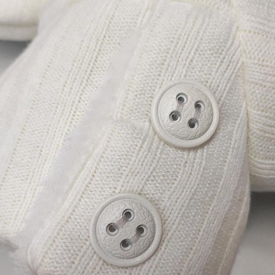 Allecta Zachte Dames Pantoffels met Decoratieve Knopen en Pluche Voering