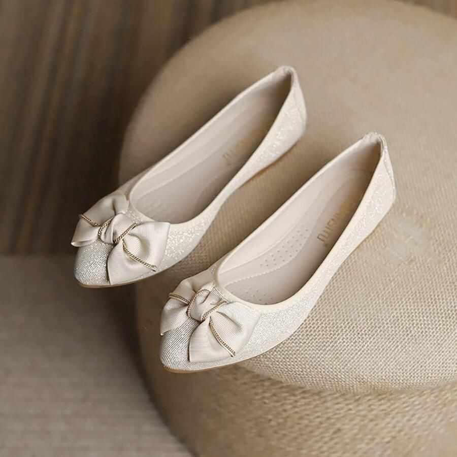 Allecto- Ballerina schoenen Dames Comfortabel Zwart Bruiloft Opvouwbaar Ballet flats Geschikt voor feestjes Rood Glanzend dansschoeisel voor vrouwen