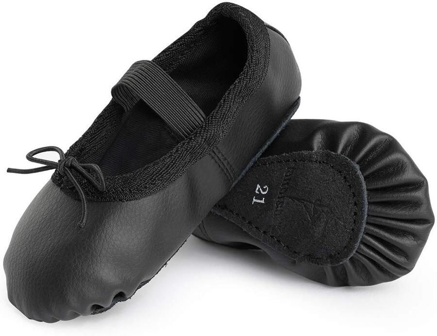 Allecto Balletschoenen voor meisjes Dansschoenen Comfortabel en duurzaam Roze beige zwart Geschikt voor kinderen en volwassenen Hoogw