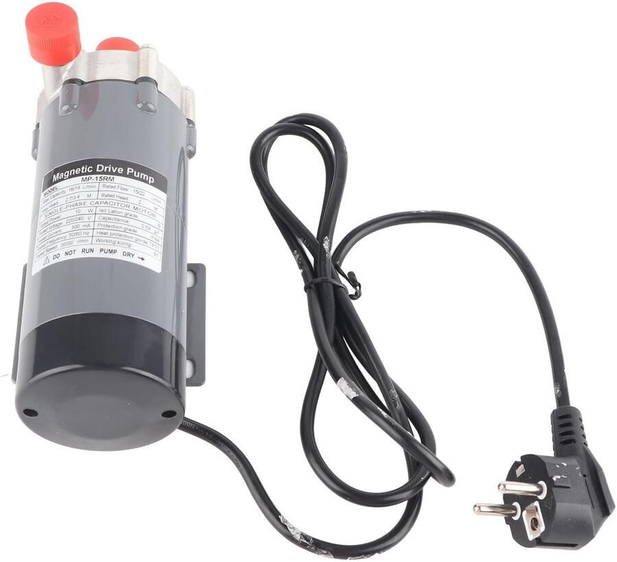 Dailygoody Beer Pump Magnetische Bierpomp Hoge Temperatuur Bestendig Thuisbrouwerij EU Plug 220V Geschikt voor Thuisgebruik