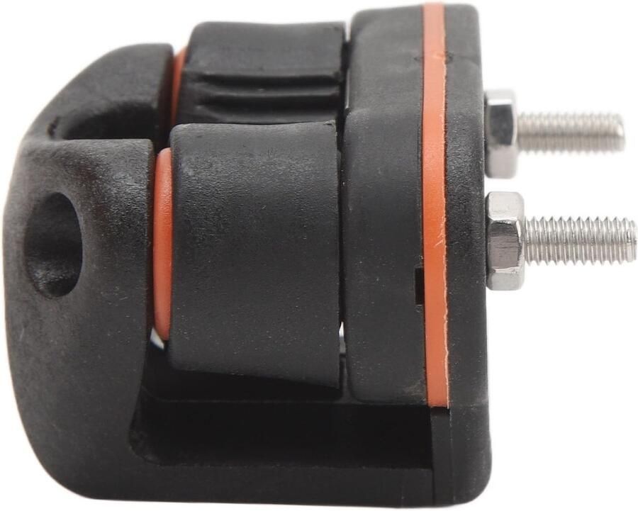 Allecto Boot Cam Klem Kabelgeleider Eenvoudige Installatie Klein Formaat Splint Bevestiging Geschikt voor boten en zeilboten Zwart Model