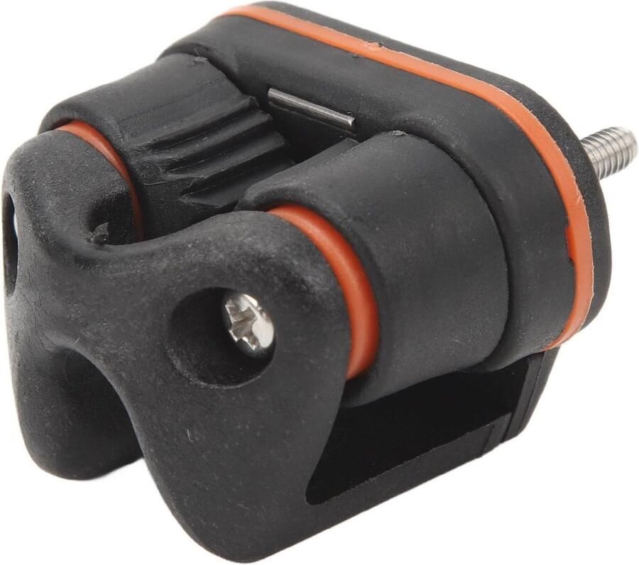 Allecto Boot Cam Klem Kabelgeleider Eenvoudige Installatie Klein Formaat Splint Bevestiging Geschikt voor boten en zeilboten Zwart Model