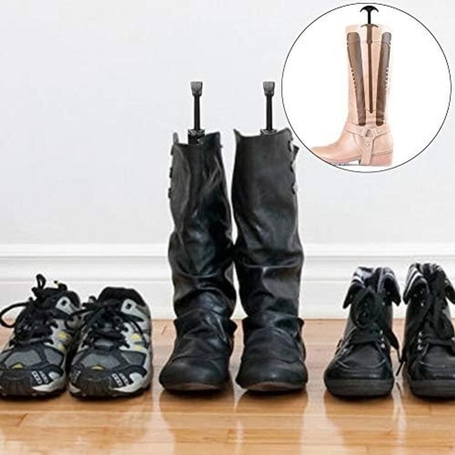 Allecto Boots Shaper Kniehoge Laarsvormers Kunststof Schoenondersteuning Voor en Laars Schacht Vormers Ideaal voor Schoen