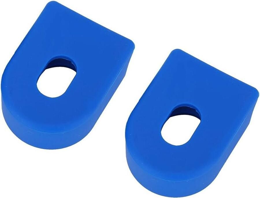 Allecto- Crankbescherming riem laarzen fietsonderdelen blauw paar crankafdekkingen geschikt voor fiets blauw Crankbescherming 1 paar crankafdekkingen voor riem laarzen voor fietsonderdelen (blauw)