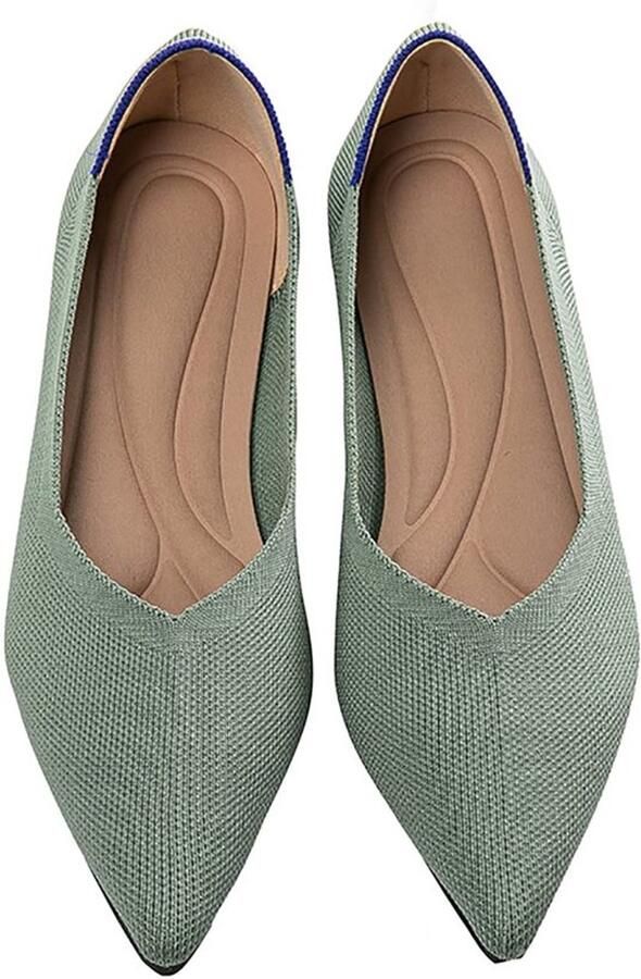 Allecto Dames Ballet Dressy Flats Casual Opvouwbare Ballerina