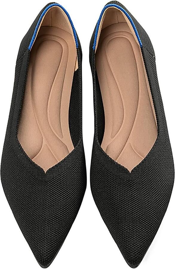 VT Goods Dames Ballet Flats Casual Elegante Schoenen Zwart Beige Rood Opvouwbare Ballerina's Geschikt voor Wandelen en Dagelijks Gebruik