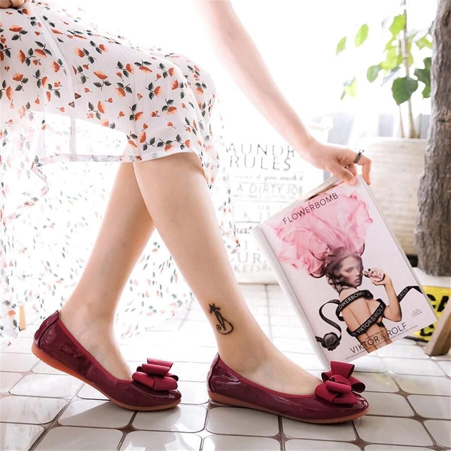 Allecto Dames Ballet Flats Pumps Comfortabel en Stijlvol Zwarte Instappers Elegant Design Geschikt voor Feestjes en Formele Gelegenheden Zwart Model Dames Ballet Flats Pumps Instappers Stijlvol Elegant Zwart Model