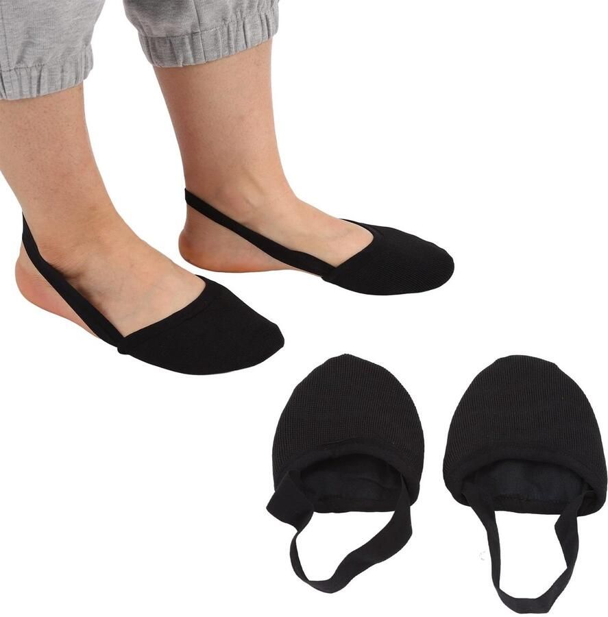 VT Goods Halve zool dansschoen Ademend en rekbaar Comfortabele pasvorm Balletpantoffel Voor dansyoga Voor urenlang draagcomfort