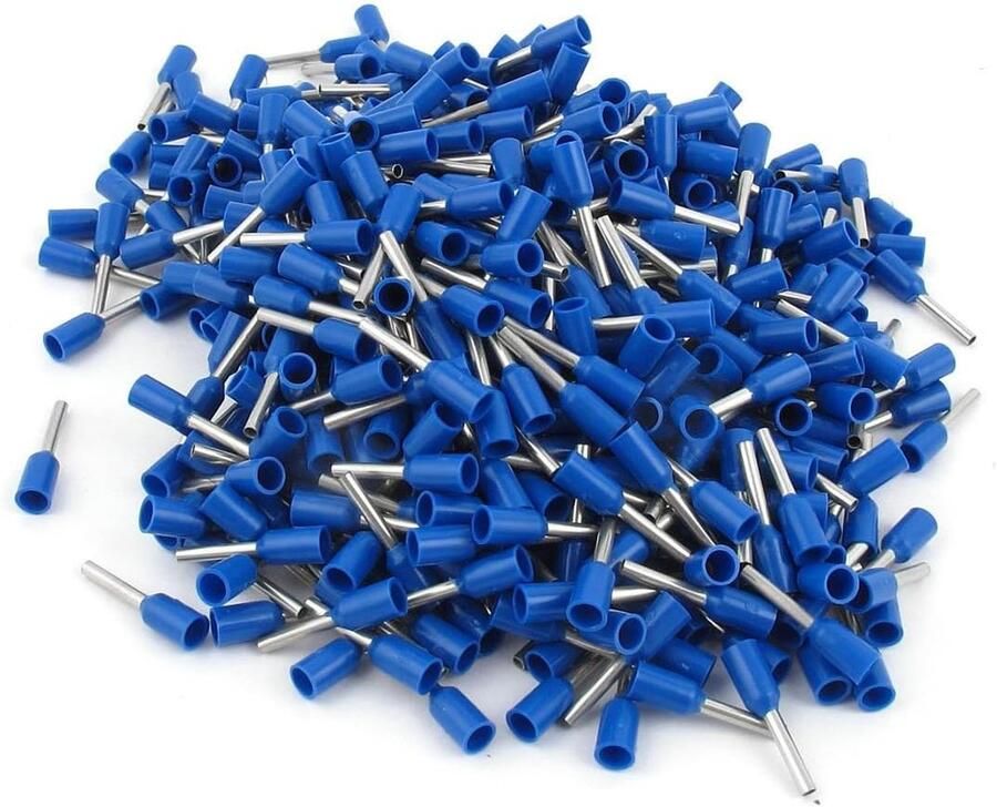 Allecto Draadkabel Krimpklem Geïsoleerd Boot Veter Mof Blauw 20AWG Elektrische Installaties Marine Blauw Model