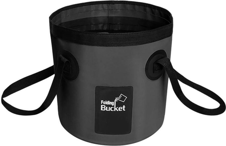 Dailygoods- Opvouwbare Emmer 10 Liter Draagbaar Waterdicht Scheurbestendig Campingopslagcontainer Gemakkelijk te reinigen Watercontainer