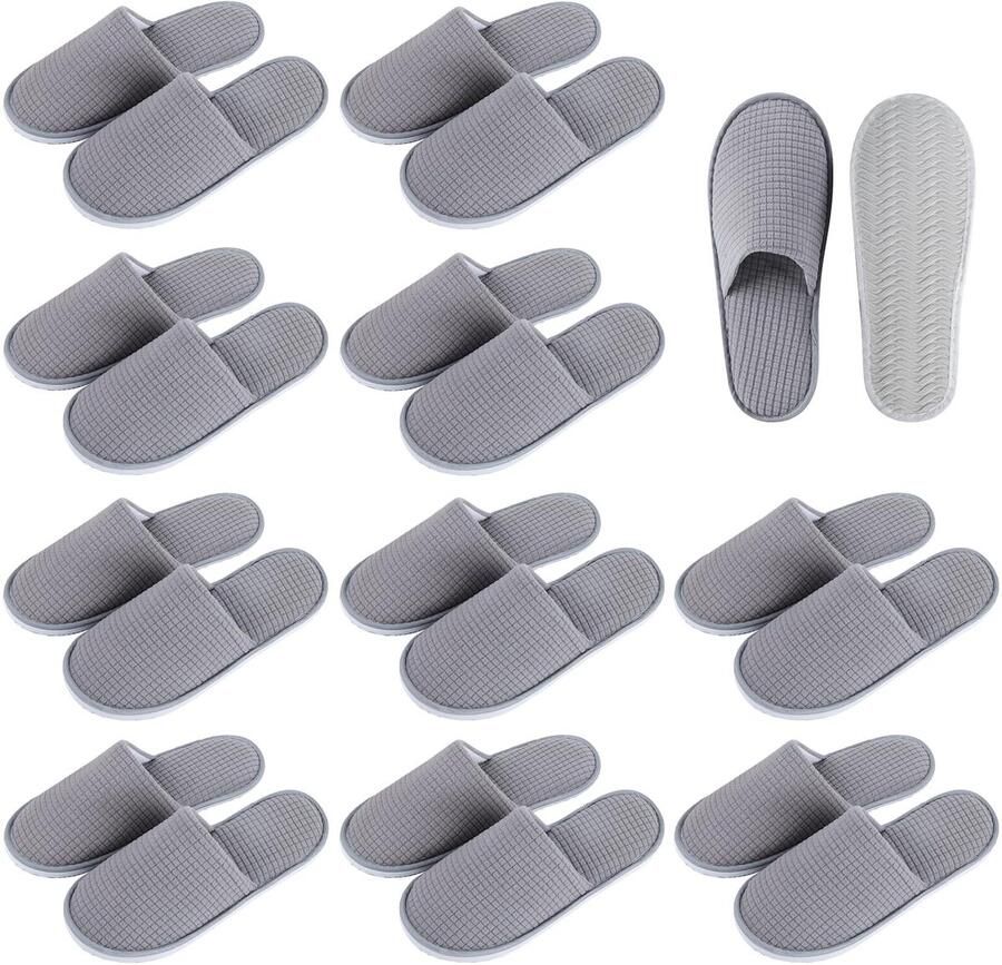 OmGoods Dailygoody Luxe Badslippers Koraalvlies Comfortabel en Stijlvol Voor Thuis en Hotel Ideaal voor elke gelegenheid Zacht