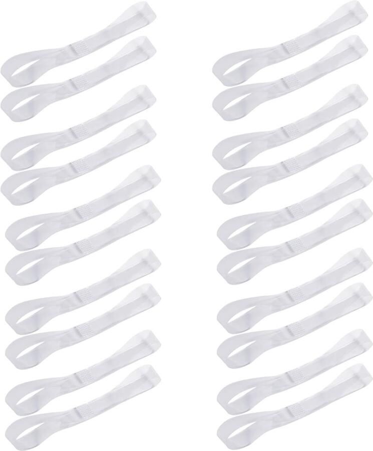 Allecto Onzichtbare Hoge Hakken Schoenbandjes Verstelbaar Transparant Anti-verlies Voor Pumps en Wedges Damesmode Stijlvolle Schoenac