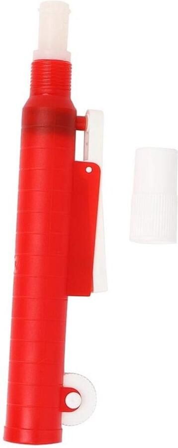 Allecto Pipette Pump 25 ml Eenvoudige bediening Rood Voor