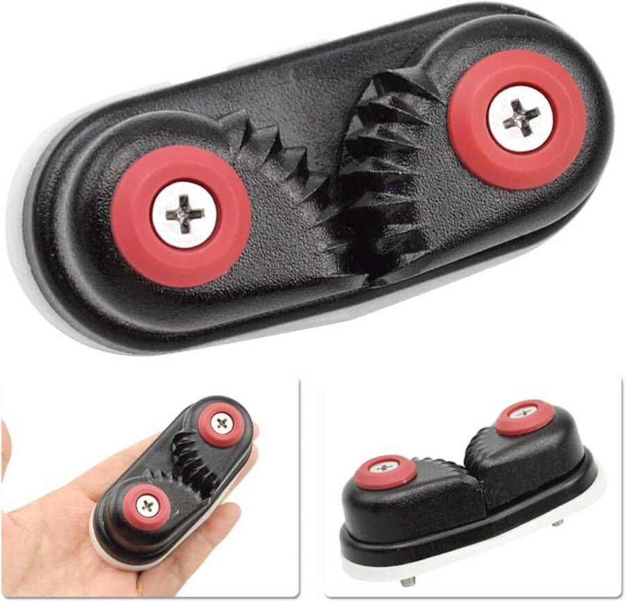 Allecto Pl Stuks Aluminium Cam Cleat voor Zeilen en Kajakken Snelle Instap Cam Cleat voor Boot Handige Boot Accessoire