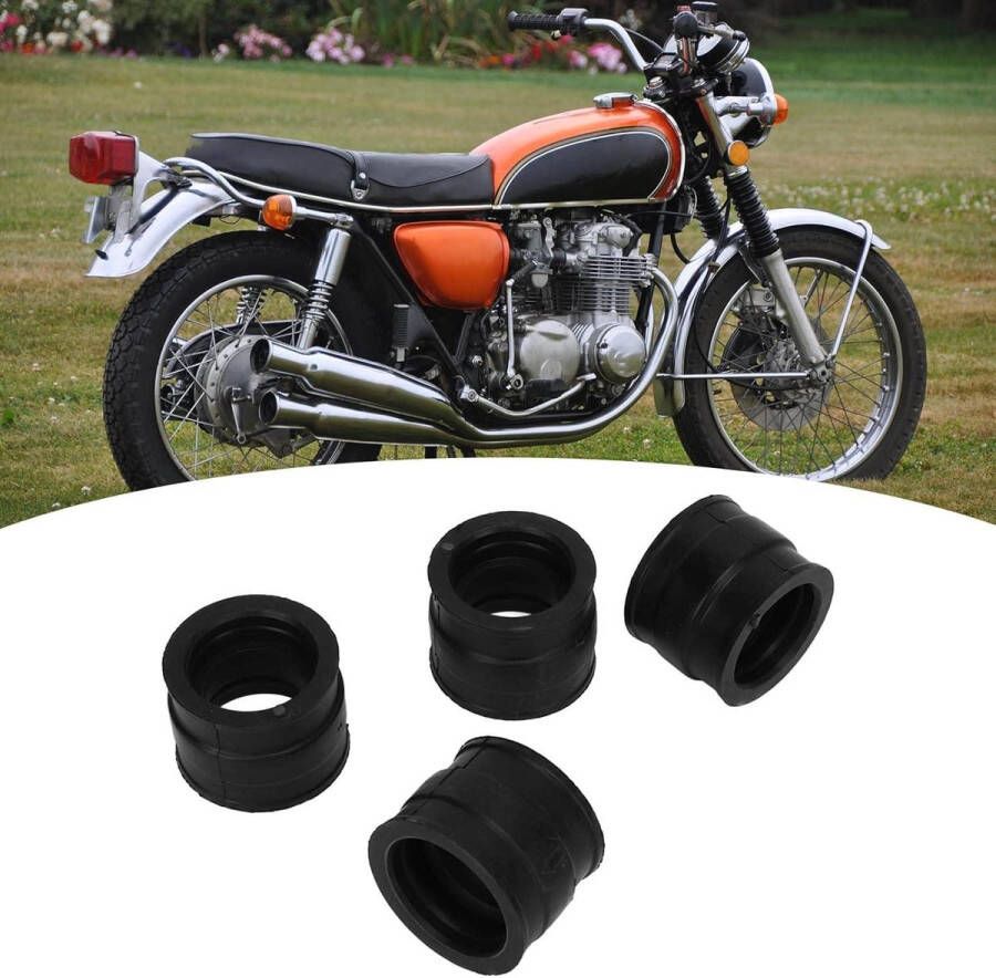 Allecto Pl stuks Rubberen Carburateur Inlaatspruitstuk Laarzen 35-37 mm CB650 R 1979-1982 Vervanging Motorfiets Onderdelen