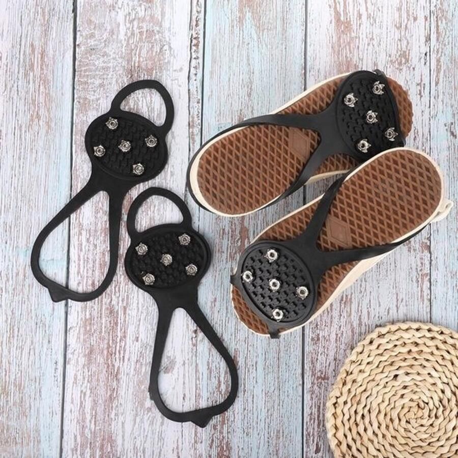 Allecto Plus Antislipstijgijzers voor wandelschoenen IJs- en sneeuwaccessoires 2 paar