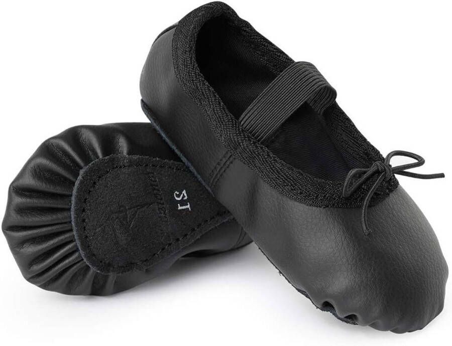 Allecto plus Balletschoenen voor meisjes van leer dansschoenen voor kinderen met goede pasvorm